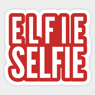 Elfie Selfie Sticker